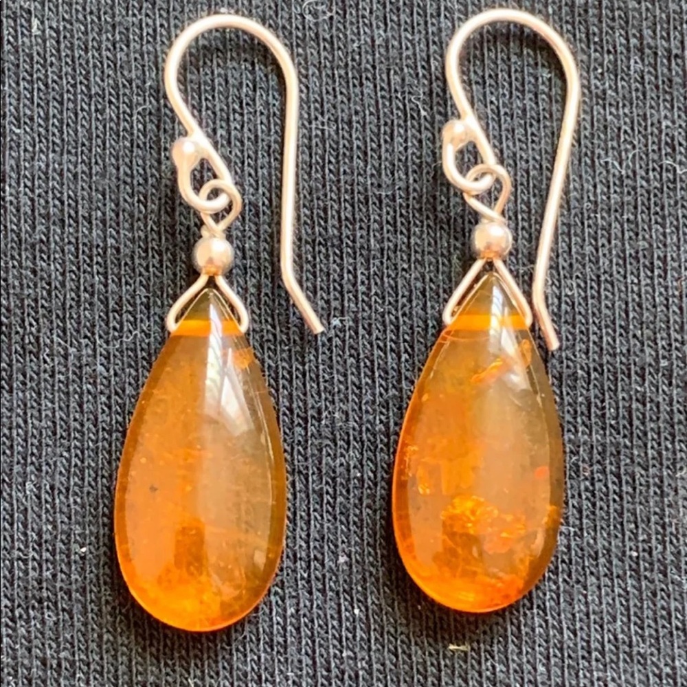 Genuine Amber earrings